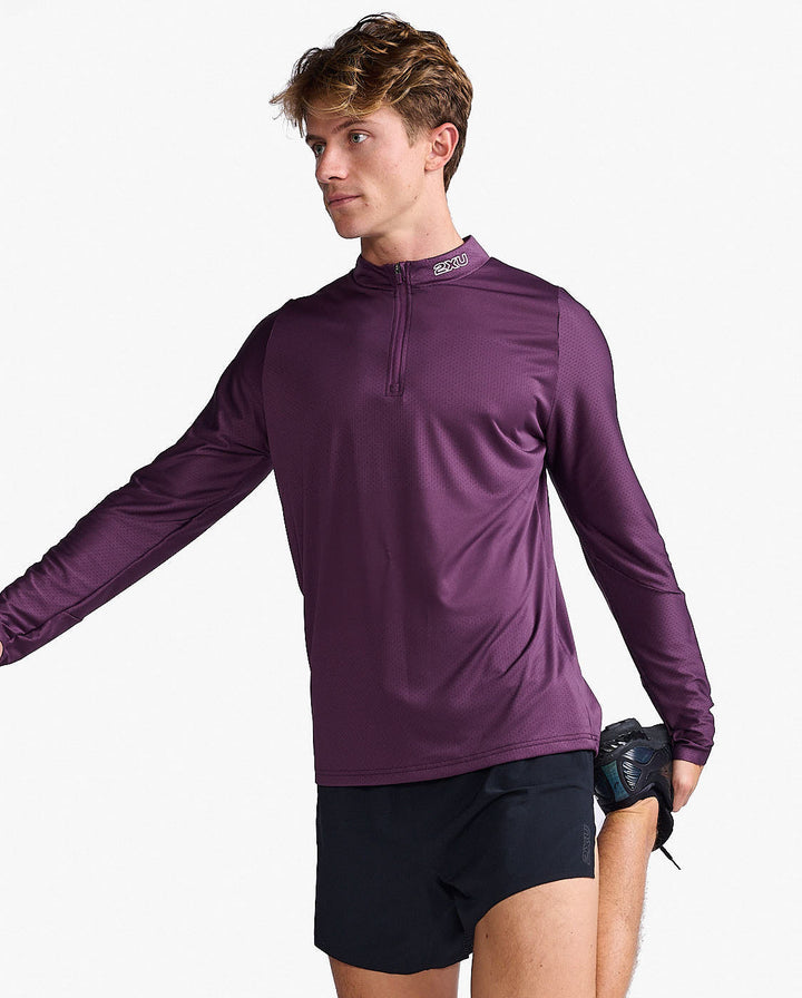 Pánská mikina v limitované barvě 2XU Light Speed 1/2 Zip