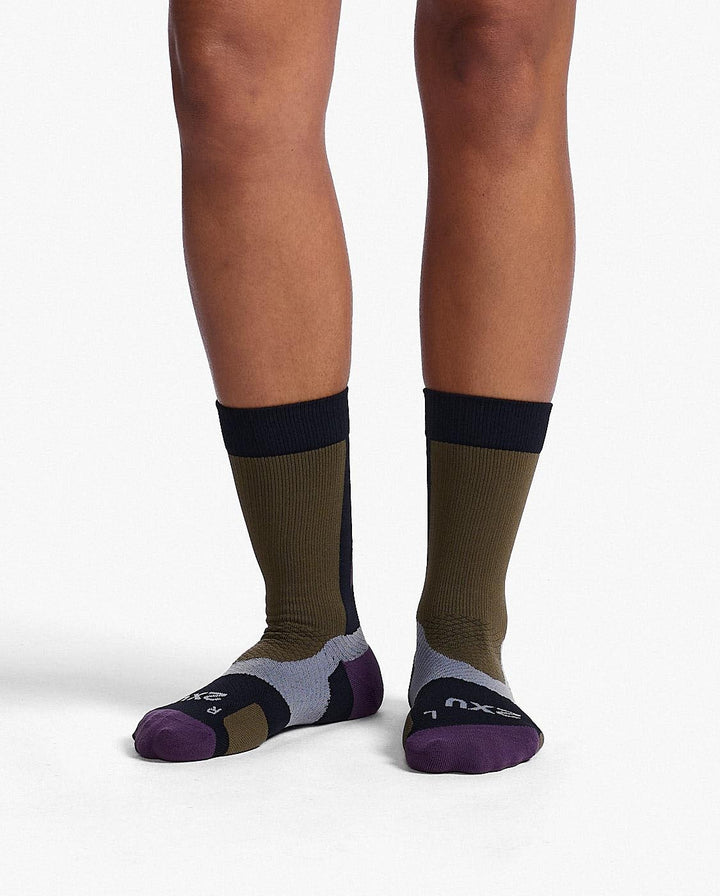 Kompresní ponožky 2XU VECTR LIGHT Cushion CREW