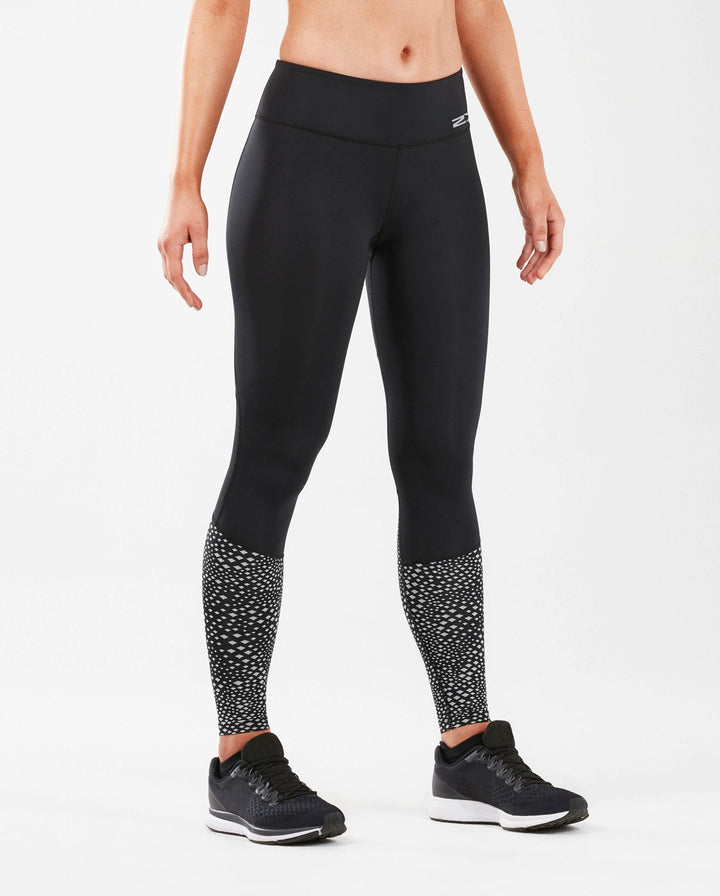 Dámské bežecké kompresní legíny 2XU RUN REFLECT