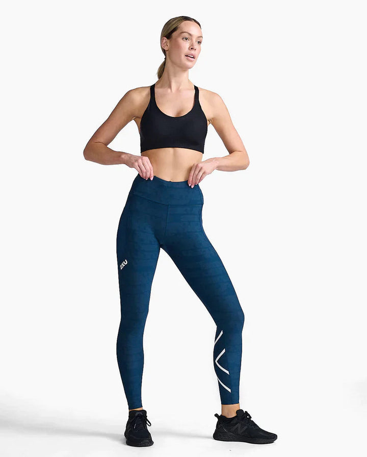 Dámské kompresní legíny 2XU AERO REFLECT HI-RISE