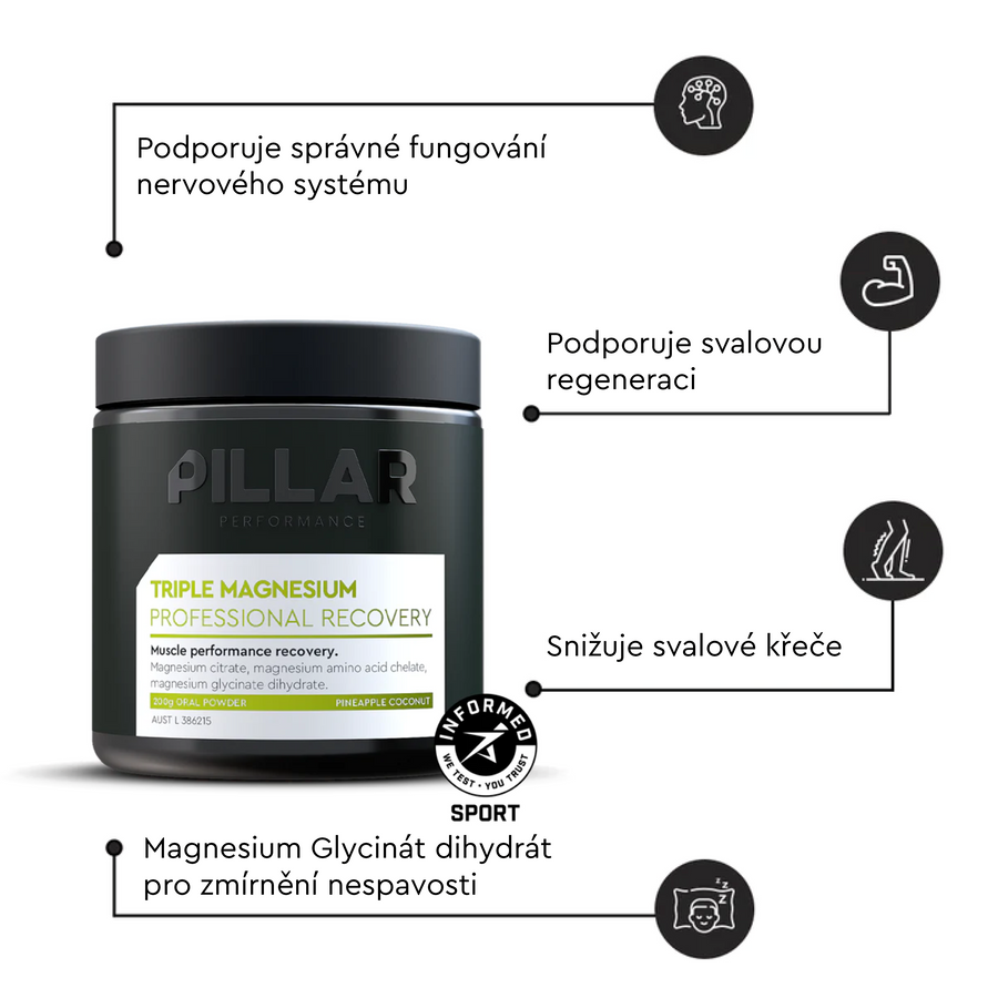 TRIPLE MAGNESIUM PRÁŠEK - Ananaso/kokosový